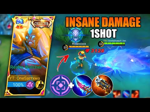 DON'T DARE TO USE THIS 1SHOT INSANE DAMAGE SOLO TARGET🔥 | ALDOUS BEST BUILD 2023