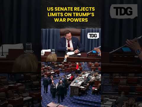 #watch |US Senate Upholds Trump Authority On Venezuela Action | #viral