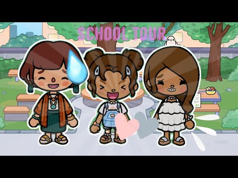 Touring Olivia's new School (she loves it) 🌞🥰❤️