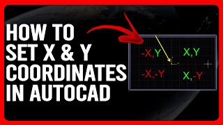 How To Set X And Y Coordinates In AutoCAD (How To Put/Add X And Y Coordinates In AutoCAD)