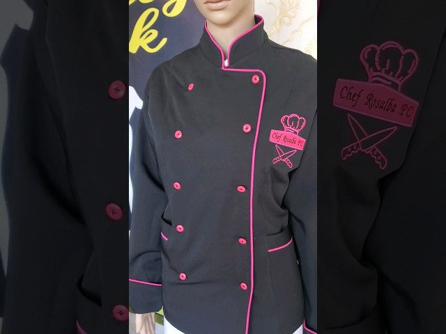 Vídeo relacionado con DiULi Chaquetas Cocinero Hombre, Chaquetilla de Chef Mujer, Camisa de Cocinero Manga Corta, Uniforme de Camisa con Botónes,Abrigo de Trabajo Camarero Unisex para Hosteleria,Cocina,Restaurante (Negro)