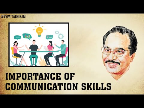 Importance Of Communication Skills | Personality Development | Motivational Videos | BV Pattabhiram