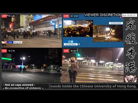 Hong Kong Proteste 17/18.11.19