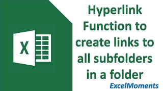 Create HYPERLINKS to all subfolders in a folder (CMD to extract list, no PQuery ) - Microsoft Excel