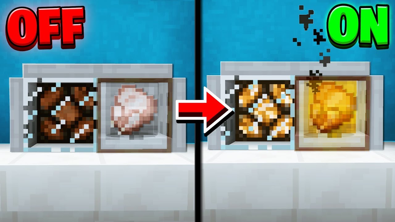 How to Make a WORKING MICROWAVE in Minecraft PE! (NO MODS!)