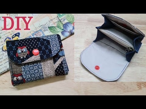 EP148 : DIY Mini Wallet | Bag sewing Tutorial