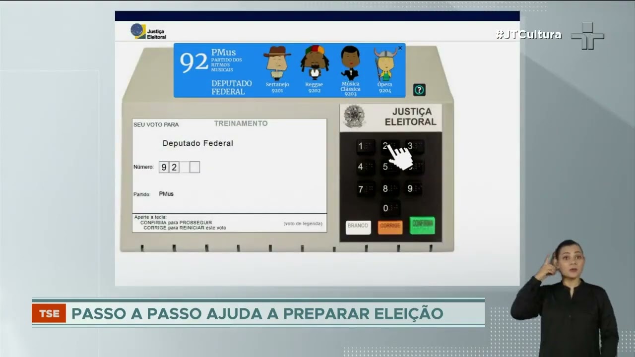 Eleições 2022: simulação de voto na urna já está disponível no site do TSE