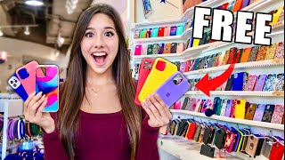 I Opened a FREE iPhone Case Store!