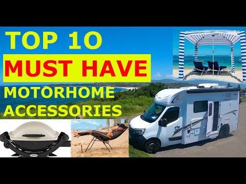 TOP 10 MUST HAVE MOTORHOME ACCESSORIES BEFORE TRAVELING. 2025 #vanlifehacks #vanlife  #vanlifetips
