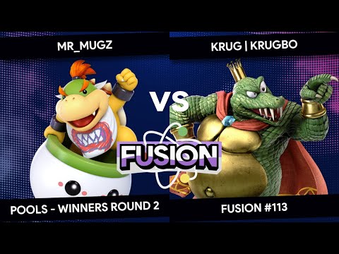 Fusion #113 - Mr Mugz (Bowser Jr.) vs Krugbo (King K. Rool) - Pools - Winners Round 2