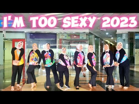 I'm Too Sexy | LINE DANCE | Wiwiek Johan (INA) - October 2023 | Demo by Emerald