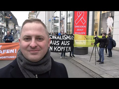 Michael Brück von den Freien Sachsen: Polizei oder Willkür? Die Blockade am 25.1.2025 in Dresden