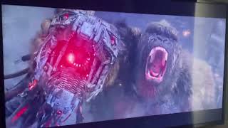 Godzilla vs Kong- Godzilla charges kong’s axe + Kong kills mechagodzilla