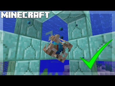 MINECRAFT | How to Activate a Conduit! 1.15.2