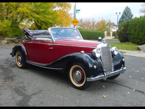 Thumbnail for 1951 Mercedes-Benz 170S Cabriolet – Rare Classic Restored | Merit Cars by Mercedes-Benz 170S