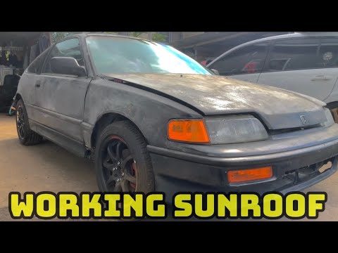 CRX GETS A BETTER WORKING SUNROOF ASSEMBLY