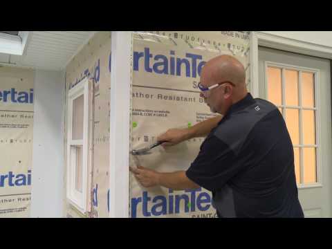 Installing CertainTeed Outside Corner Posts for Vinyl Siding