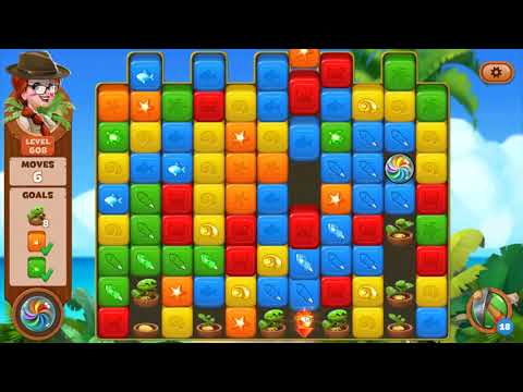 Lost Island: Blast Adventure - Level 608 (No Boosters) HD