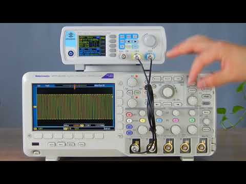 JDS6600 DDS Function Signal Generator Arbitrary waveform Demo Video