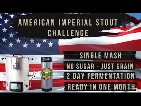 American Imperial Stout 🇺🇸 Single Mash Challenge Brewtools