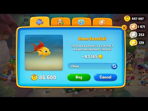 Fishdom 6365 Level - 16 moves - NO BooSTERS