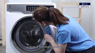 How to Fix Water Leakage Underneath your Front Load Washing Machine? | Electrolux TH