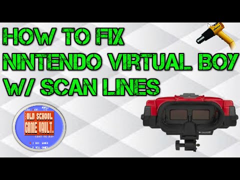 How to Fix / Repair Nintendo Virtual Boy Console with Lines in the Eye's
