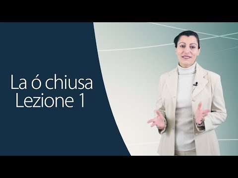 Corso di Dizione online: la ó chiusa - Parte 1
