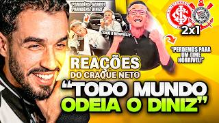 O CORINTHIANS VAI CAIR? CRAQUE NETO REAGE A INTERNACIONAL 2X1 CORINTHIANS! | REACT RCN