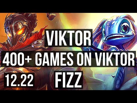 VIKTOR vs FIZZ (MID) | 7/3/18, 400+ games | KR Master | 12.22
