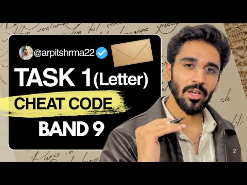 IELTS Writing Task 1 Letter Cheat Sheet | Band 9 Guaranteed Format 