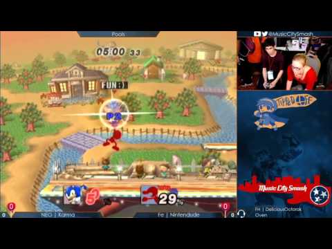 TO11 - Fe | Nintendude (Game and Watch) vs NEG | Karma (Sonic) - Project M Pools