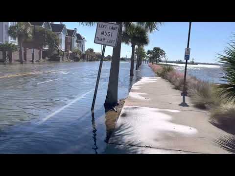 FLOODED downtown Charleston SC