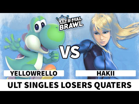 Royal Brawl 2022 - Losers' Quarters - YellowRellow (Yoshi) VS Hakii (Zero Suit Samus) SSBU
