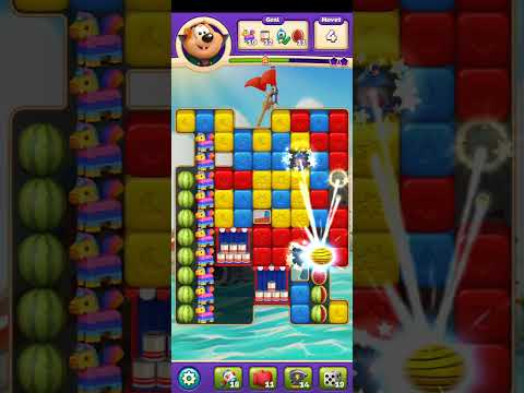 Toon Blast Level 8212 Super Hard Level No Bosters