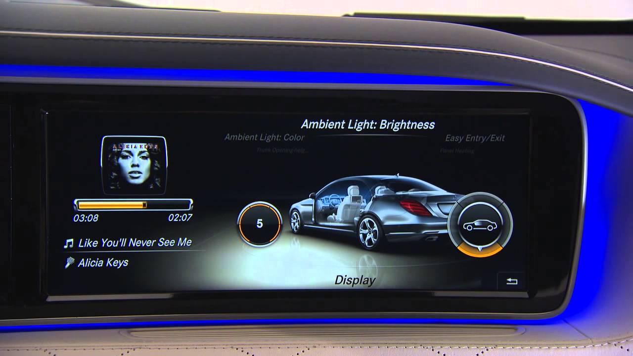 W222 Mercedes-Benz S-Class: COMAND Online