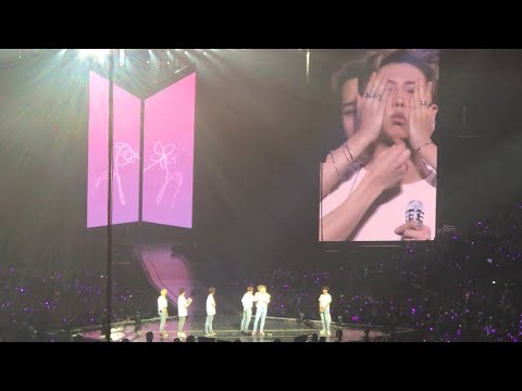 180928 BTS Love Yourself Tour @NEWARK, NJ (Ending Ment)