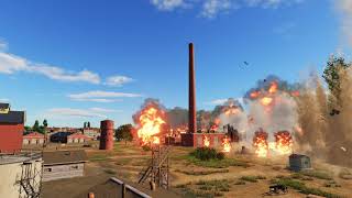 London falling DCS B1 Lancer vs London