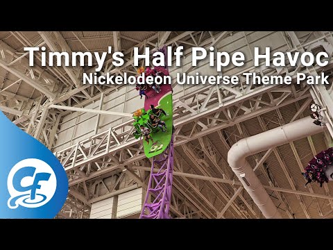 Off-ride footage of a Timmy's Half-Pipe Havoc train