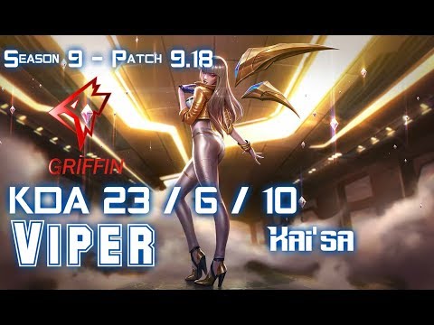 GRF Viper KAI'SA vs JHIN ADC - Patch 9.18 KR Ranked