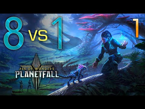 Age of Wonders: Planetfall | 8 vs 1 - Amazon Celestian #1