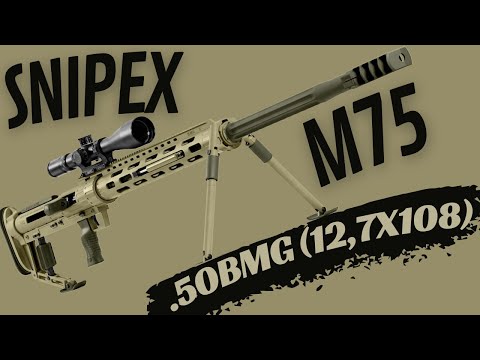 POTĘŻNY SNIPEX M75 kal. .50BMG (12,7x108) niszczyciel pojazdów opancerzonych na Ukrainie. 2 STRZAŁY!