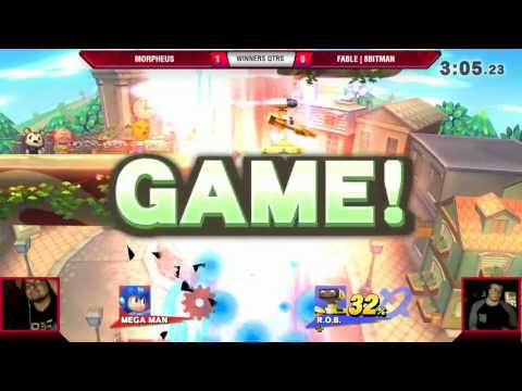 VS Weekly 7/20/17 - Winners Qtrs - Morpheus (Megaman) vs 8Bitman (ROB) - Smash 4