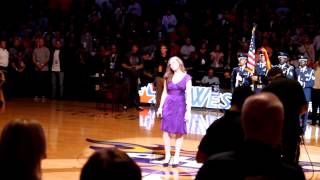 Phoenix Suns Vs Minnesota Timberwolves National Anthem - Sung by Holly Kirsten Lindberg