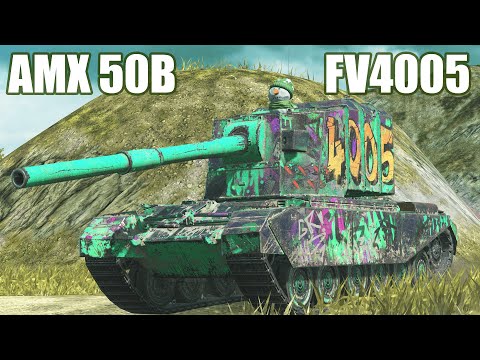 AMX 50b & FV4005 ● WoT Blitz