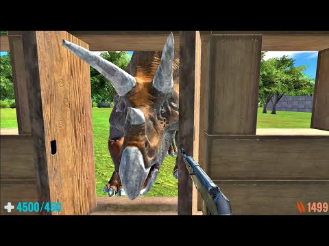 Survive in Cyber Grasslands with Dinosaurs. Fps Perspective! Animal Revolt Battle Simulator