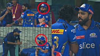 Huge Drama between Rohit ,Hardik Pandya and Umpire during last over when MI was about to lose match