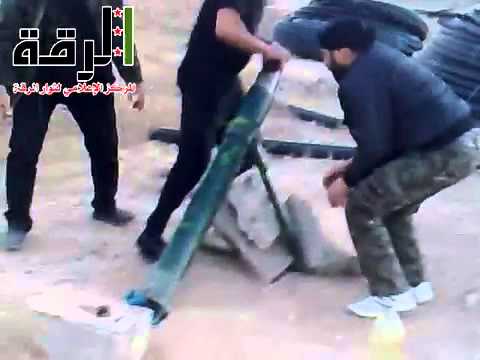 استهداف الفرقة 17 بقذائف الهاون من قبل كتائب حذيفة بن اليمان في ريف الرقة