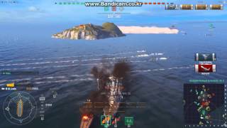 순양함이 충각하는 영상