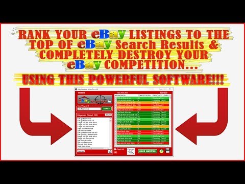 eBay Keyword Sniper Pro Demonstration!!! eBay Software!!!